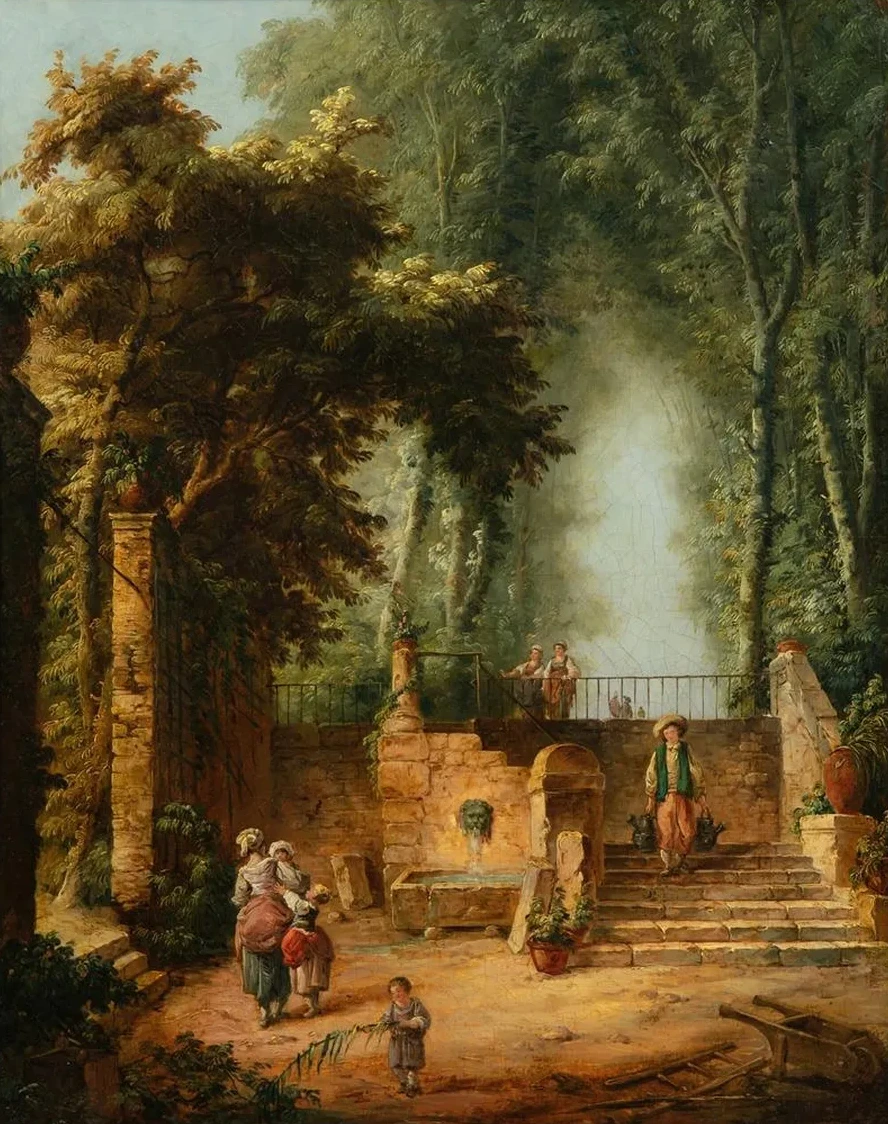 Fountain in a Park