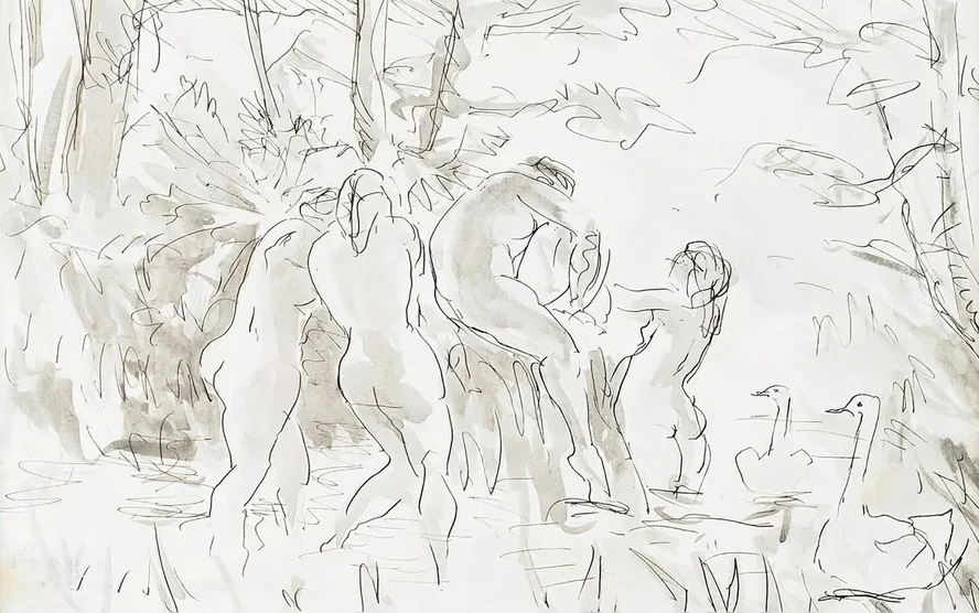 Four Female Bathers