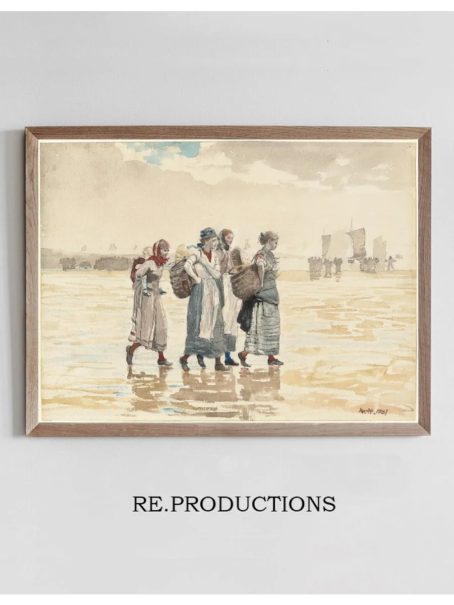 Four Fishwives on the Beach