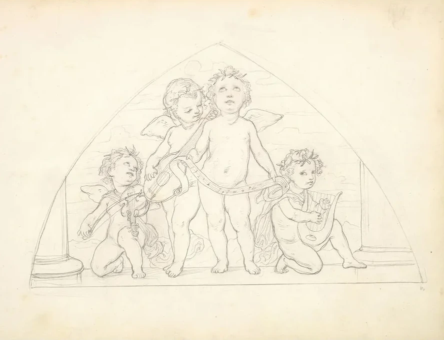Four Musical Putti