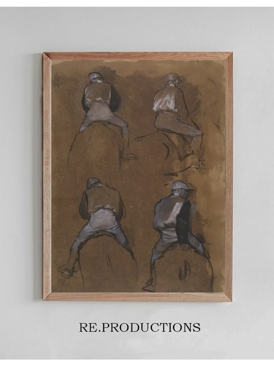 Four Studies of a Jockey