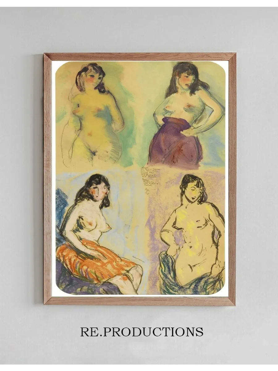 Four Studies of a Nude