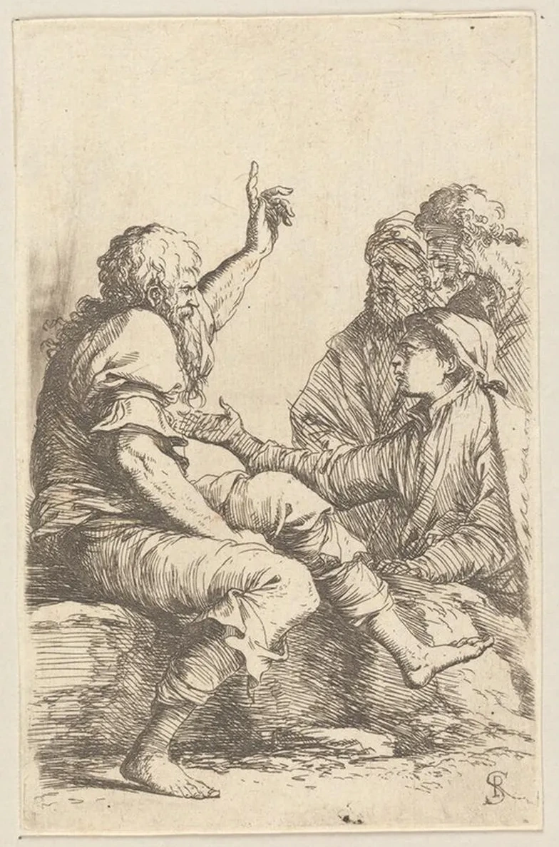 Four Men in Conversation