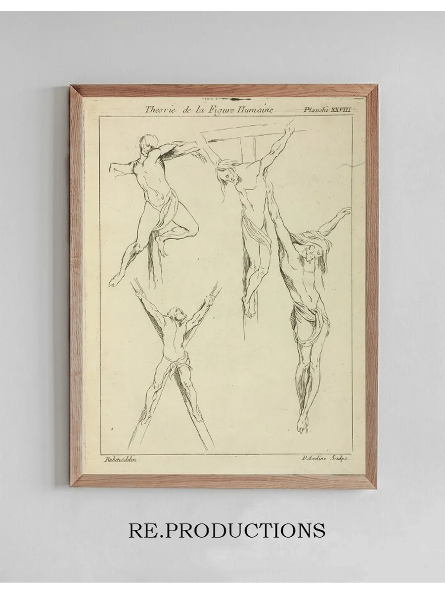 Four Studies of Crucified Figures