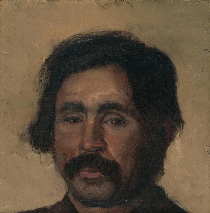 Fragment of a Head Study of a Gypsy