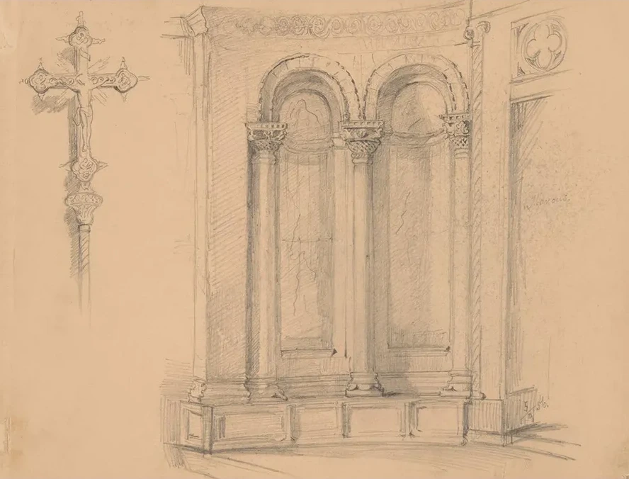 Fragment of the Interior of St. Mark's Church in Venice