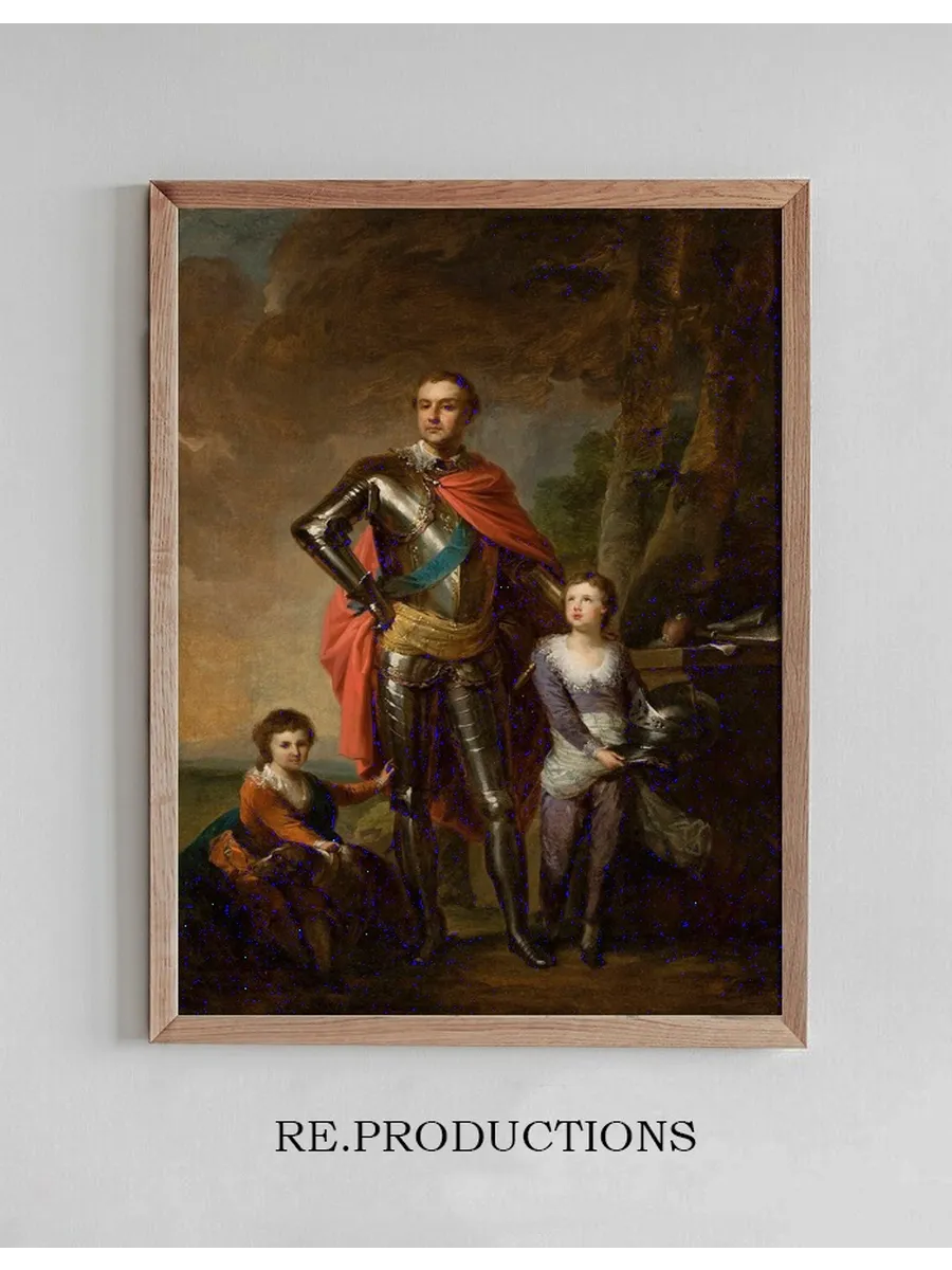 Franciszek Ksawery Branicki with His Sons, Aleksander and W Adys Aw