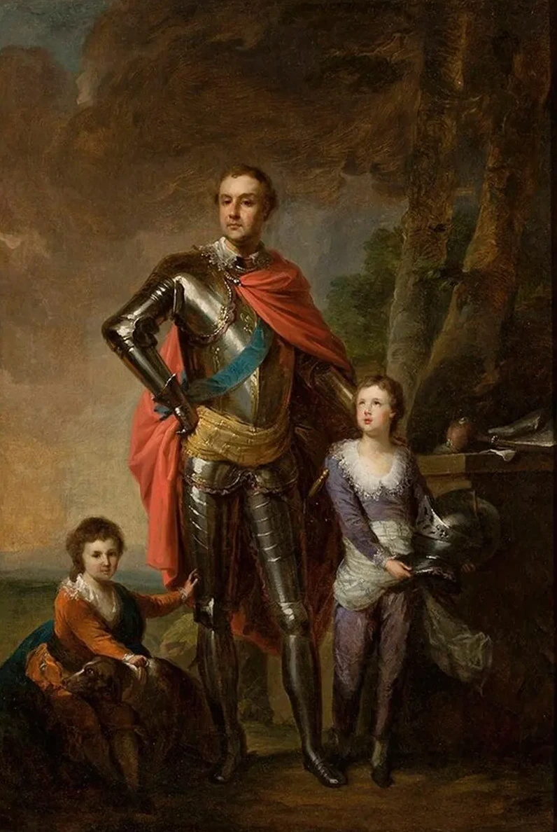 Franciszek Ksawery Branicki with His Sons, Aleksander and W Adys Aw