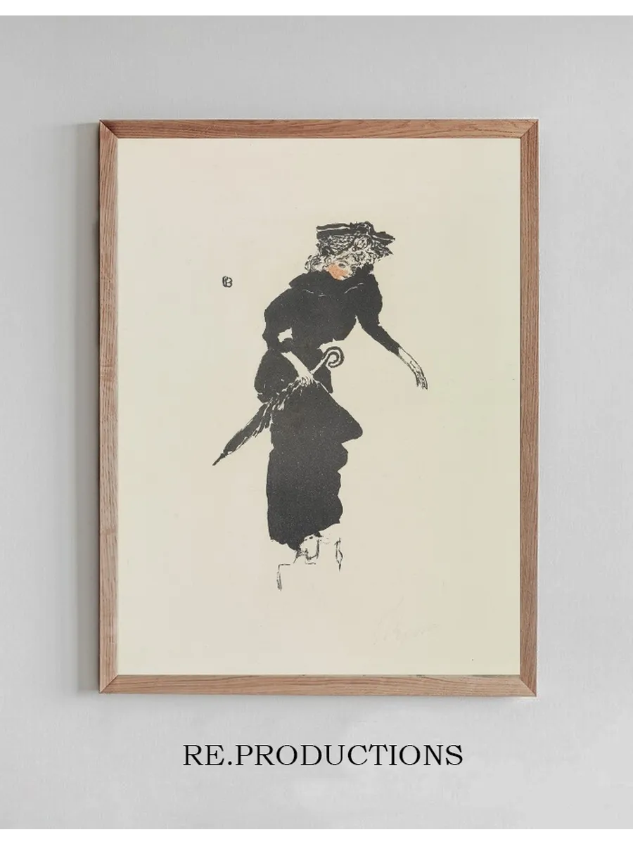 Frau Mit Regenschirm (femme Au Parapluie)