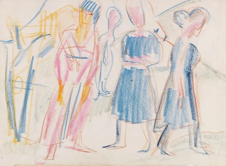 Frauen in Landschaft