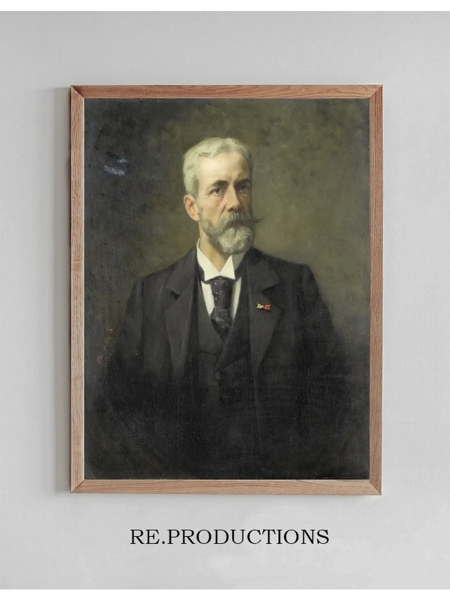 Frederik Dani L Otto Obreen (1840 - 96). Hoofddirecteur van Het Rijksmuseum, Amsterdam