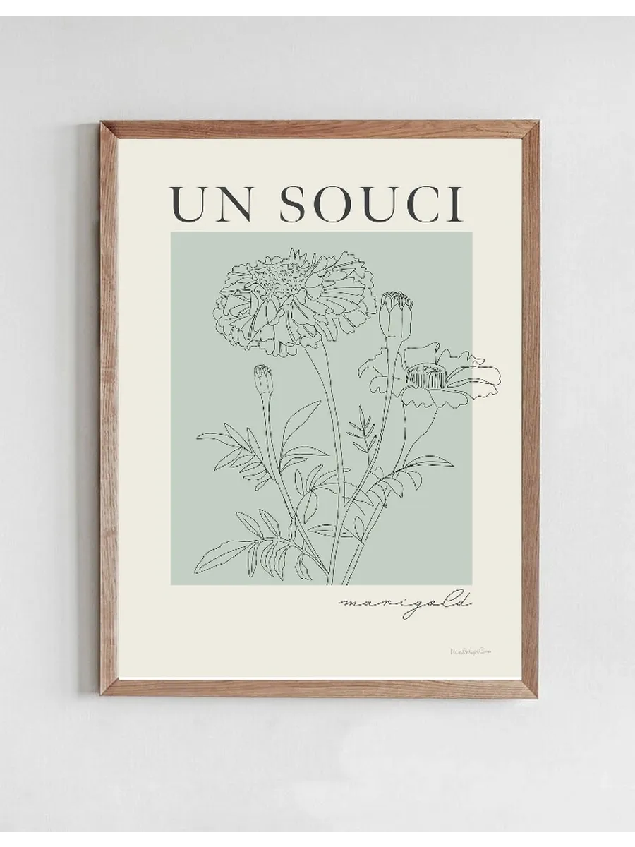 French Flower Poster II