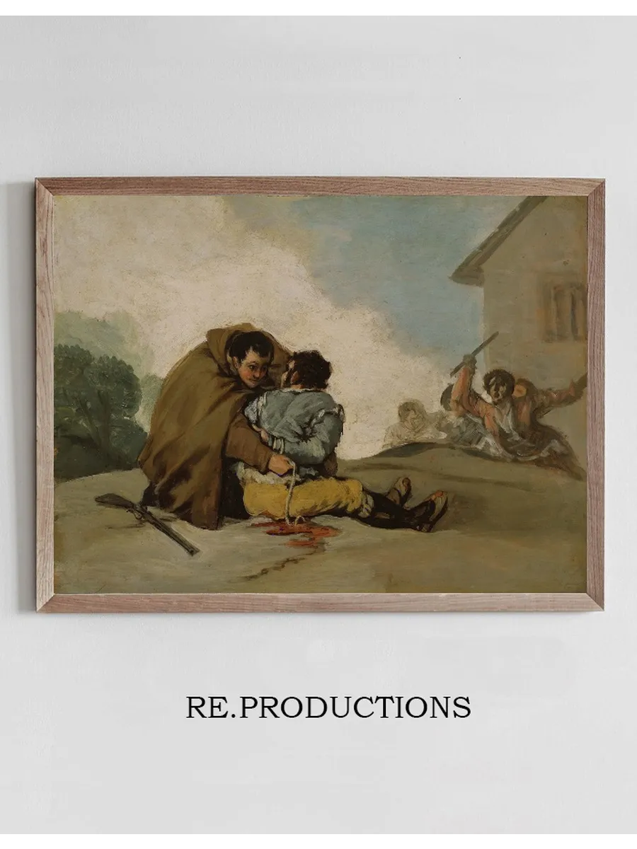 Friar Pedro Binds El Maragato with a Rope