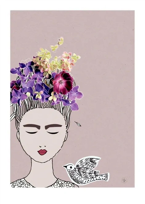 Frida Med de Vilde Blomster