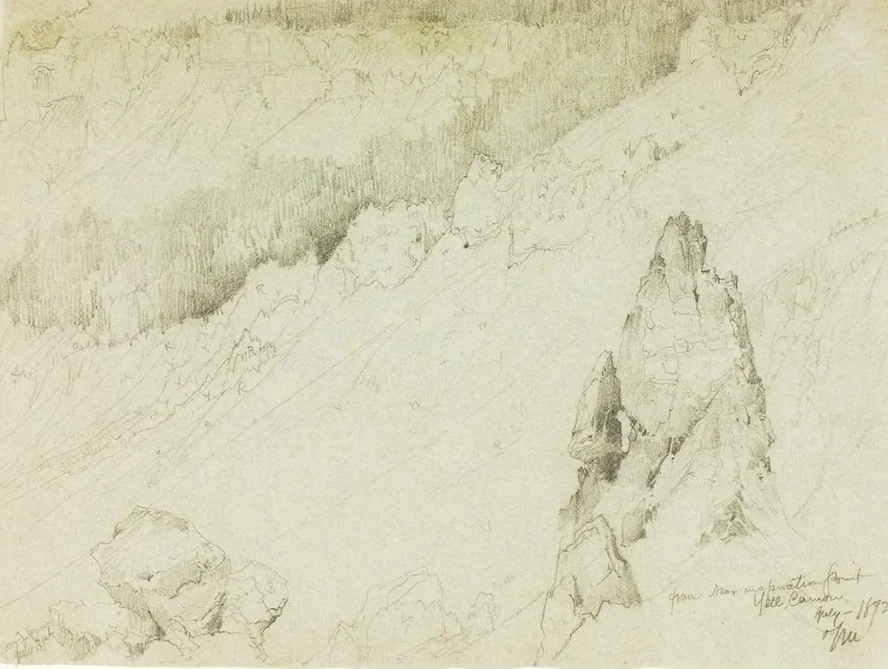 From Near Inspiration Point, Yellowstone Canyon