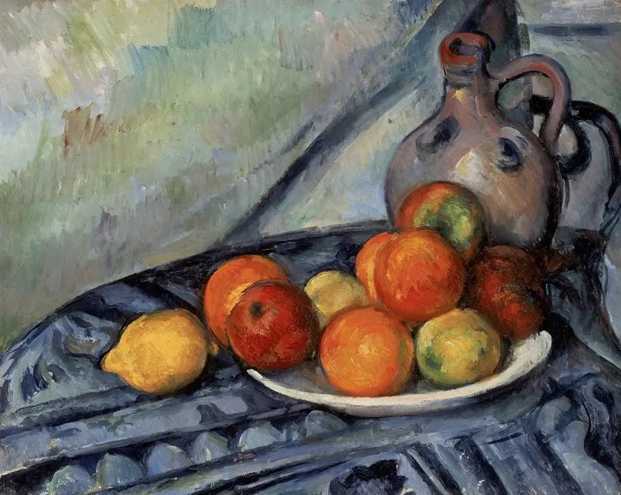 Fruit and a Jug on a Table