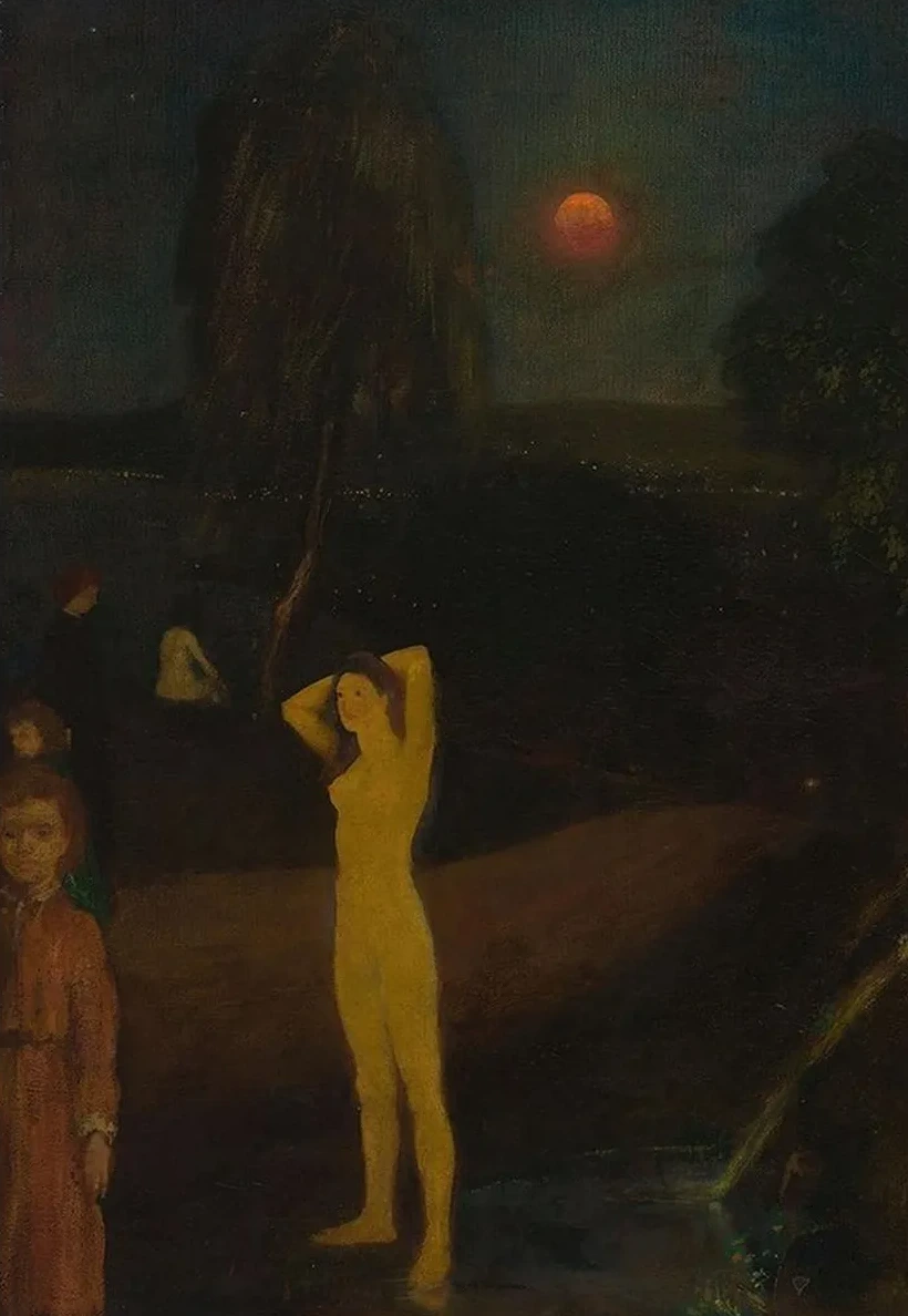 Full - Orbed Moon