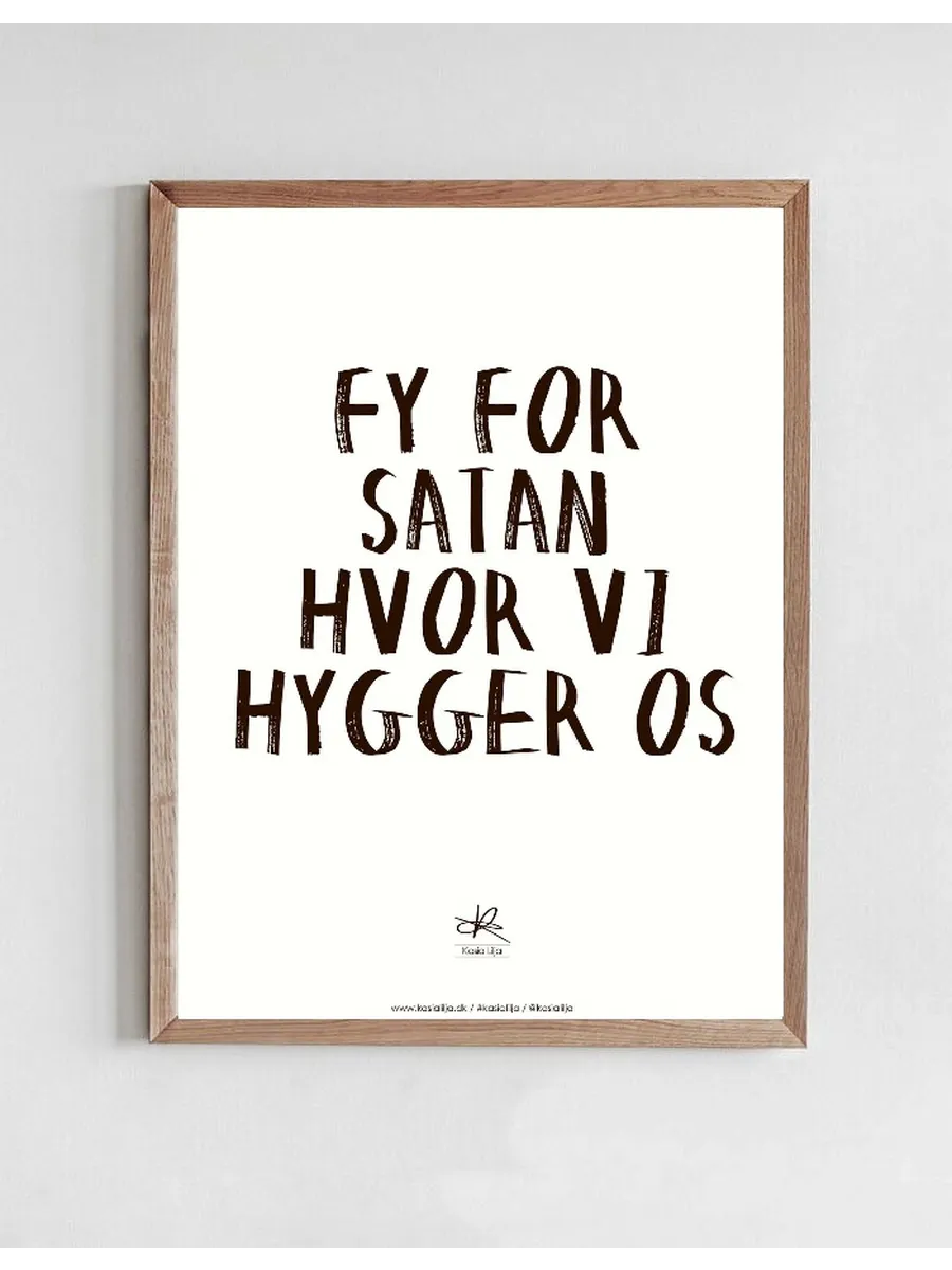 Fy for Satan Hvor VI Hygger Os