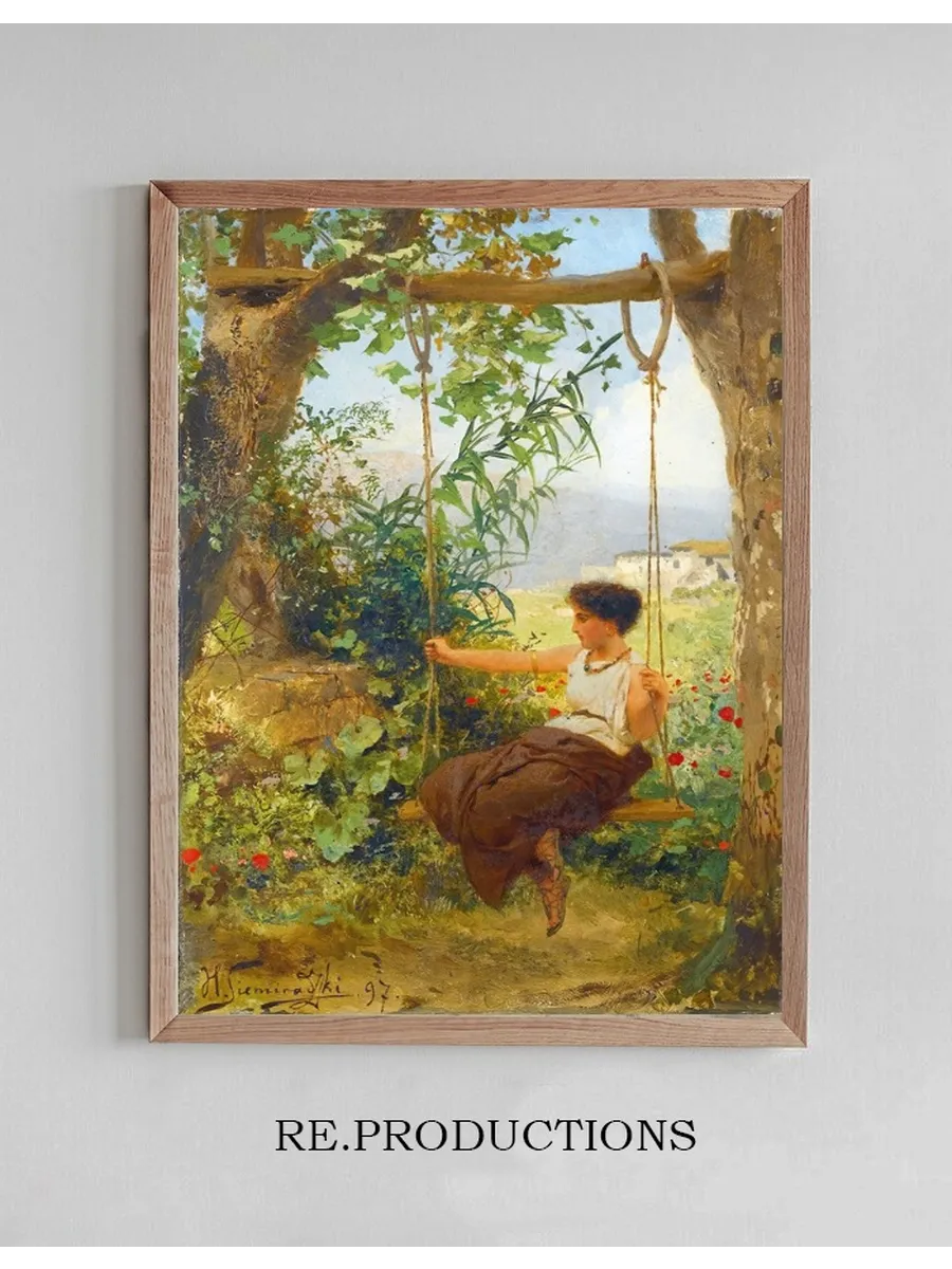 GIRL ON A Swing