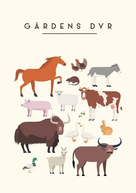 Ga Rdens Dyr Borneplakat