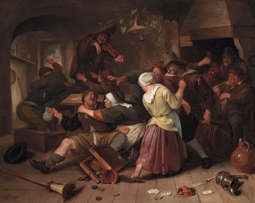 Gamblers Quarreling