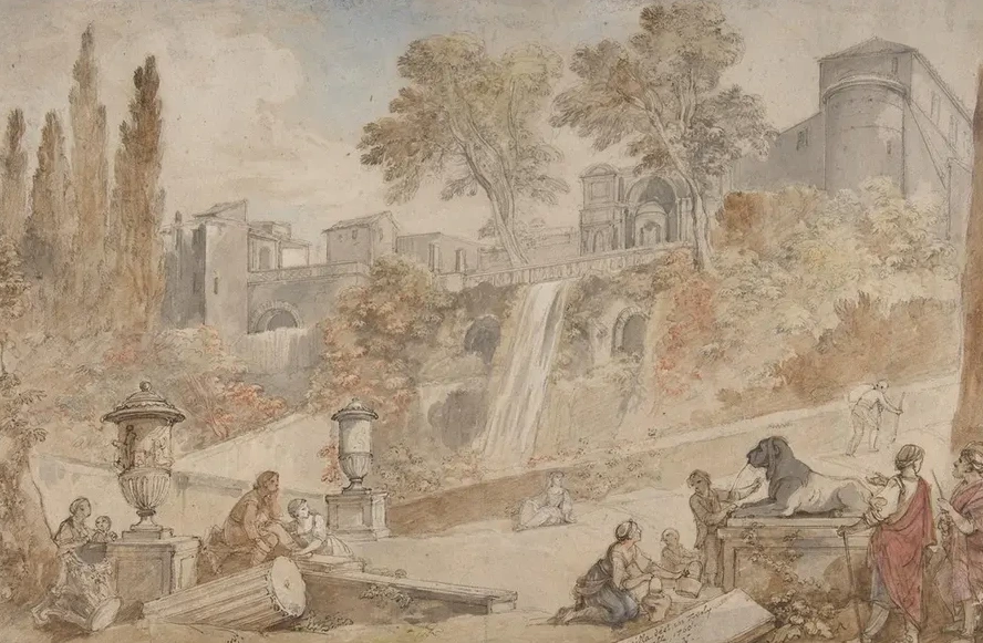 Gardens of the Villa d Este at Tivoli