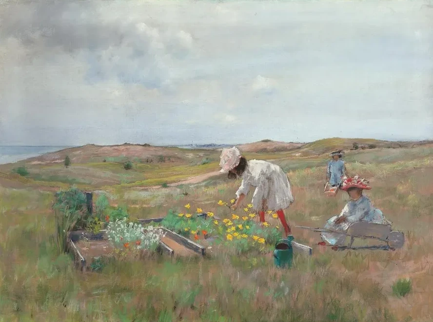 Gathering Flowers, Shinnecock, Long Island