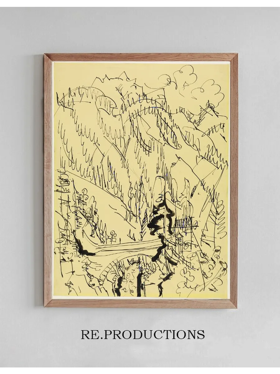 Gebirgslandschaft Mit Br Cke