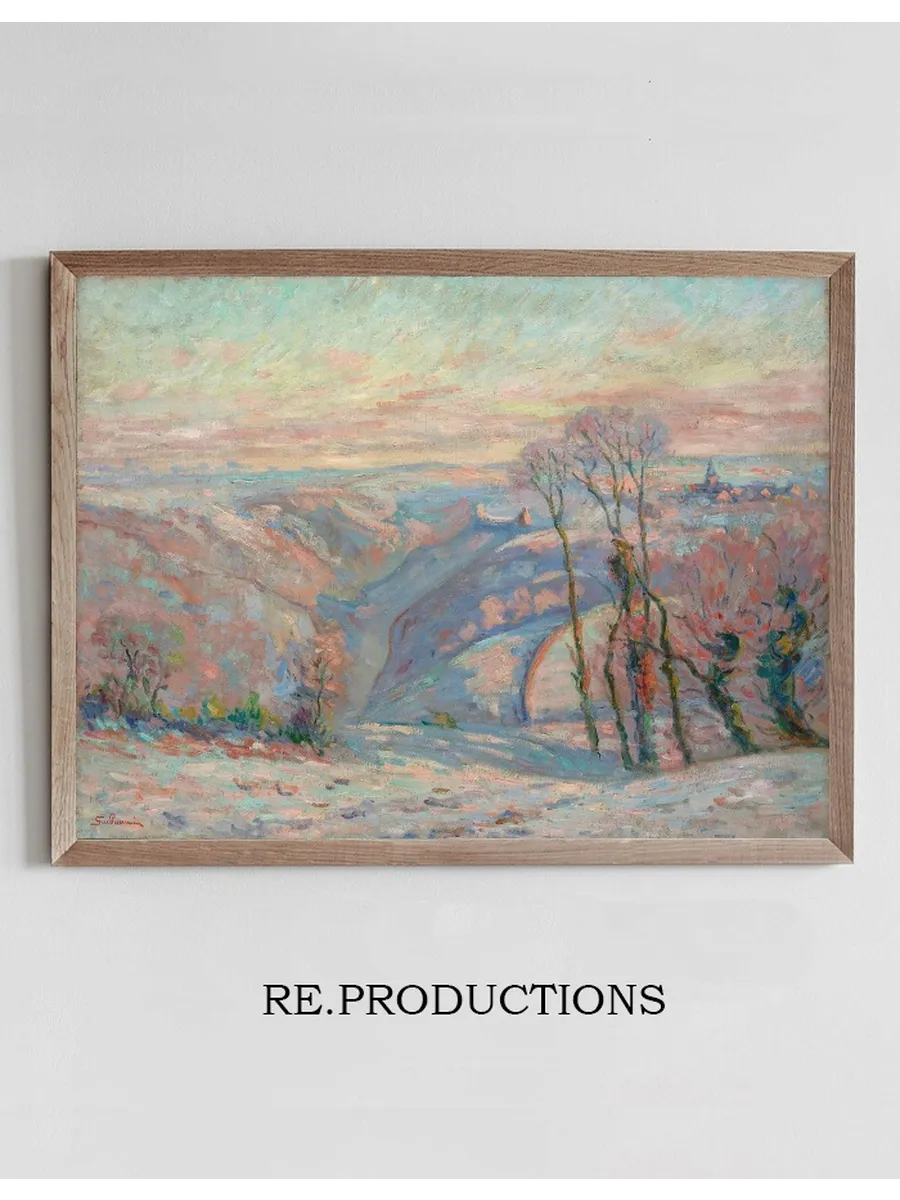 Gel E Blanche Au Village de Crozant