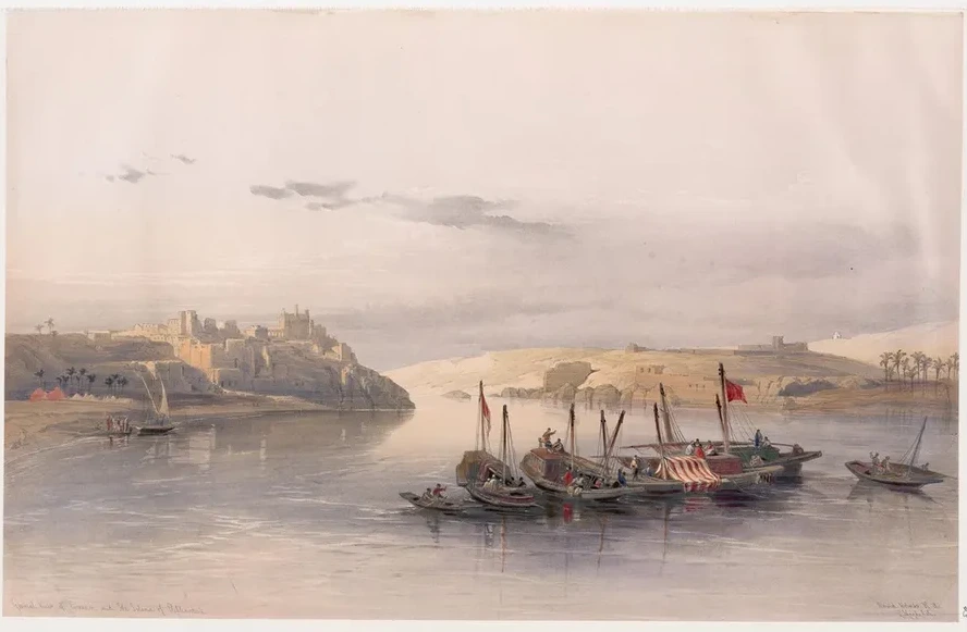 General View of Esouan Sic and the Island of Elephantine