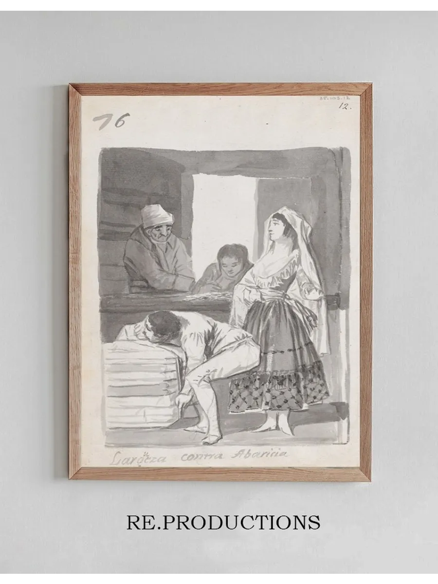 Generosity Versus Greed, a Woman and Three Men Conducting a Transaction Inside a Shop