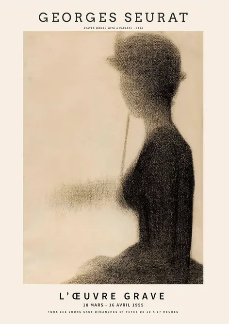 Georges Seurat - Seated Woman