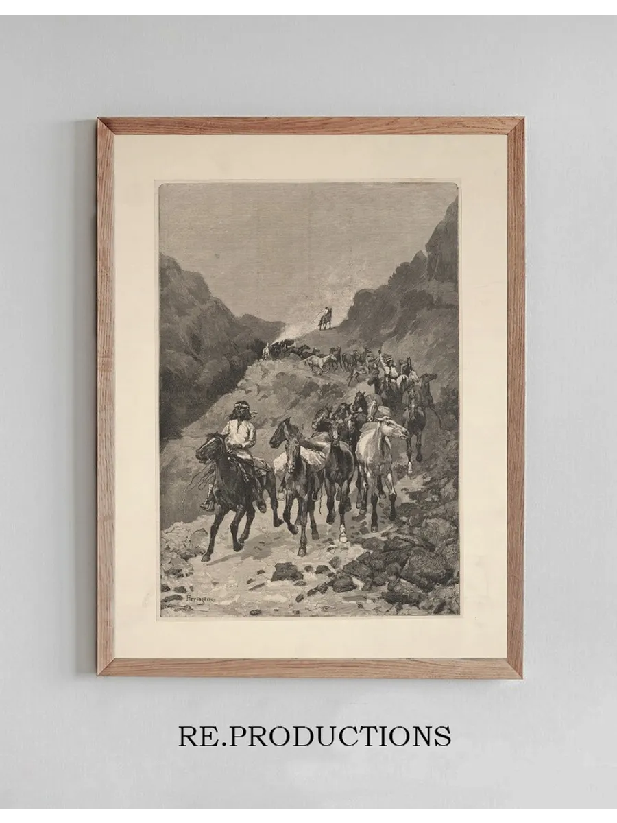 Geronimo and His Band Returning from a Raid into Mexico