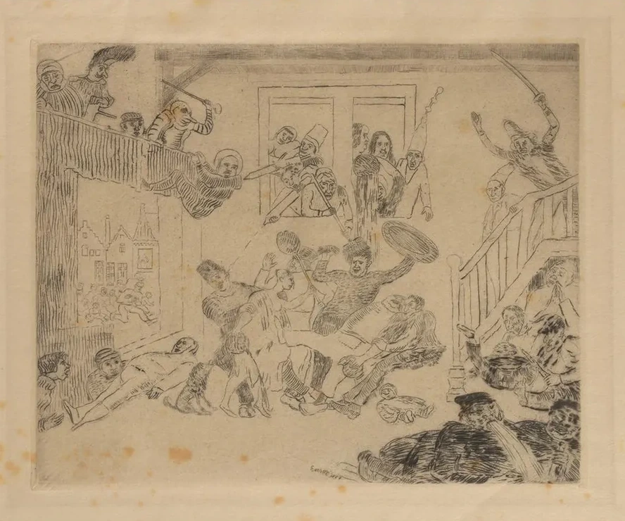 Gevecht van de Luizenkoppen D Sir En Rissol