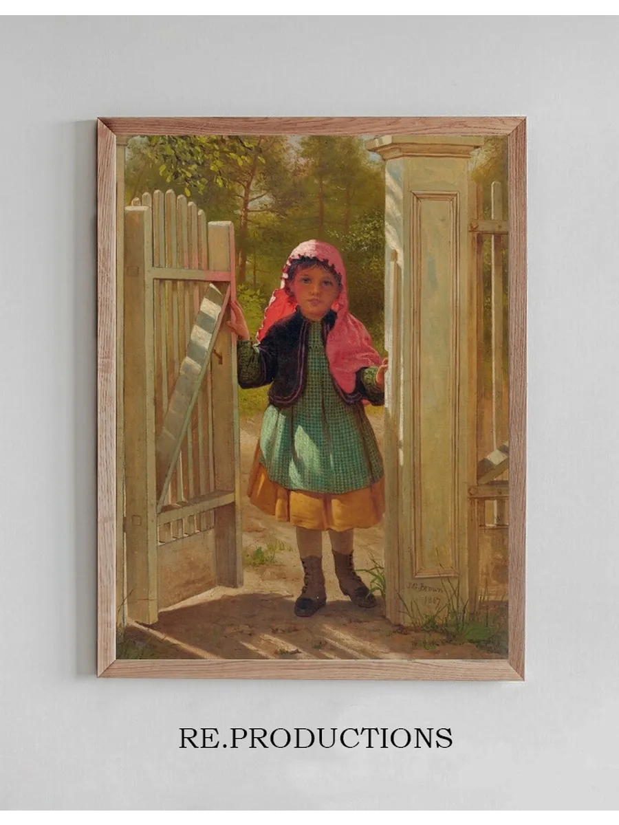 Girl At The Doorway