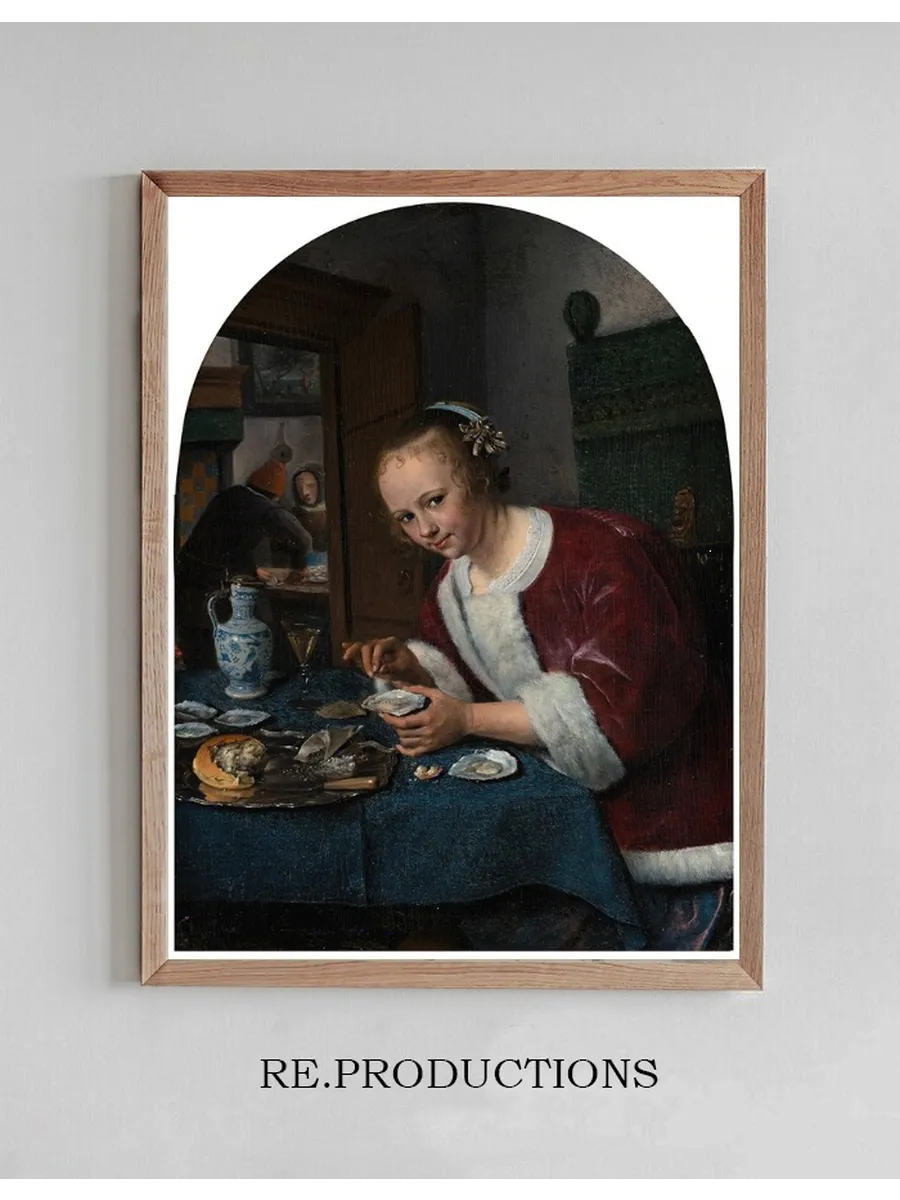 Girl Eating Oysters