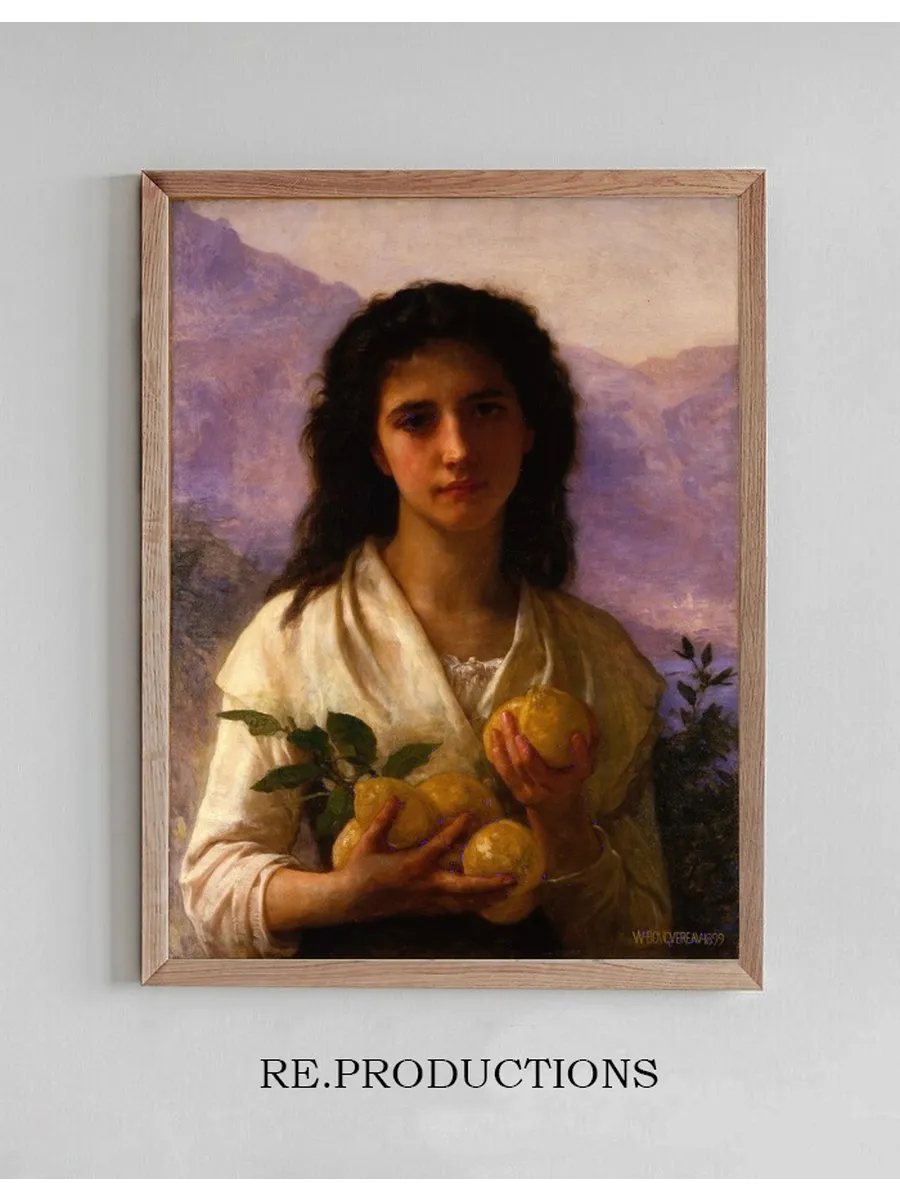 Girl Holding Lemons