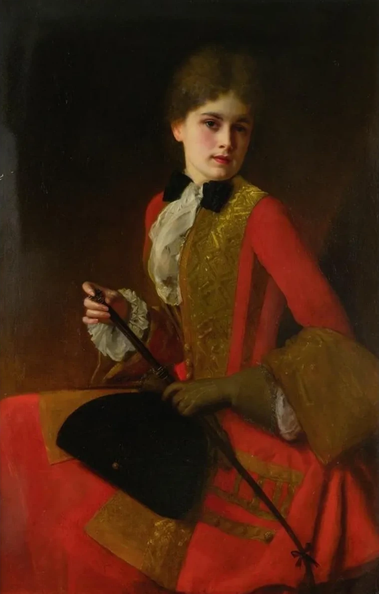 Girl In A Riding Habit