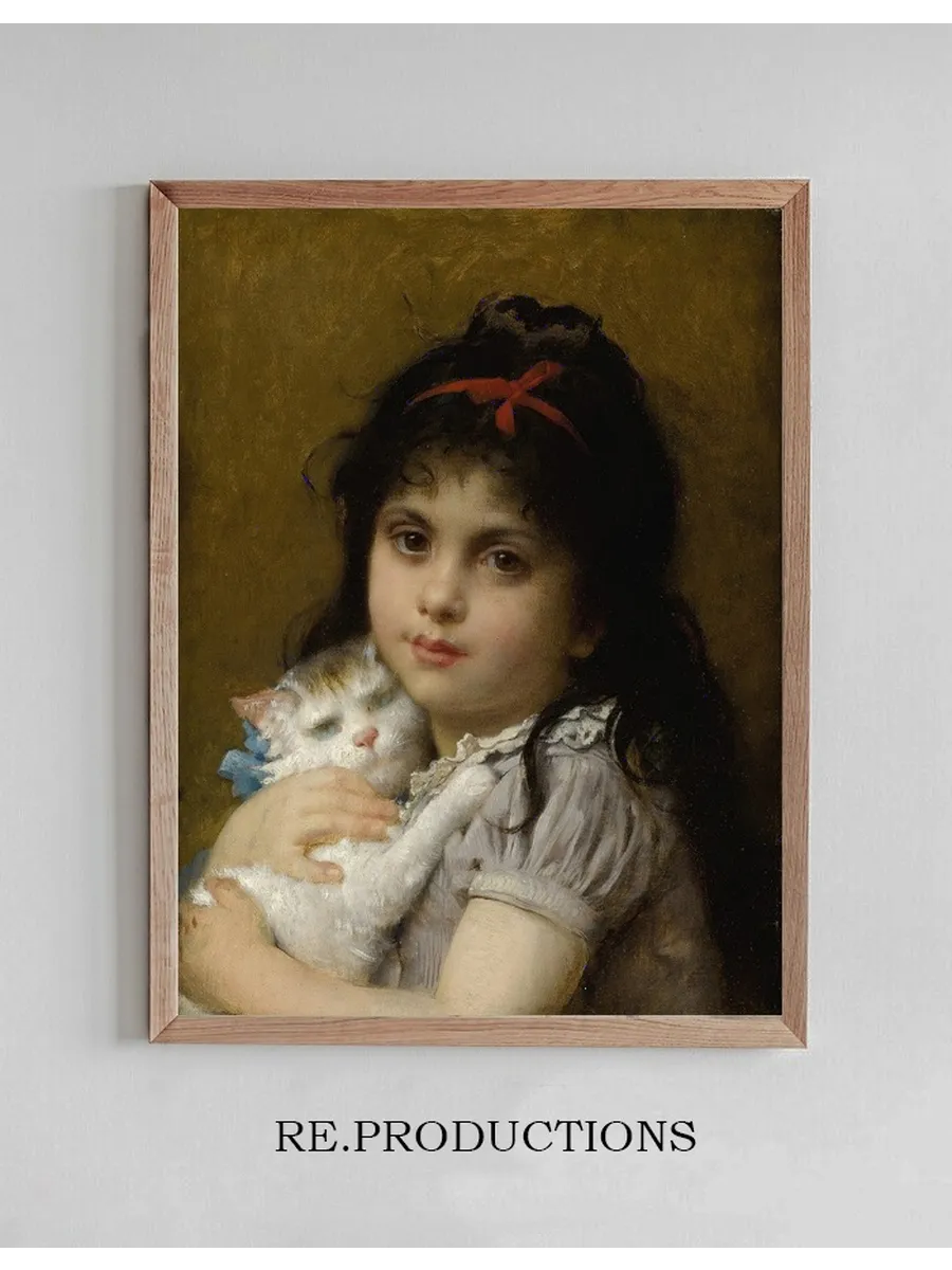 Girl With A Kitten