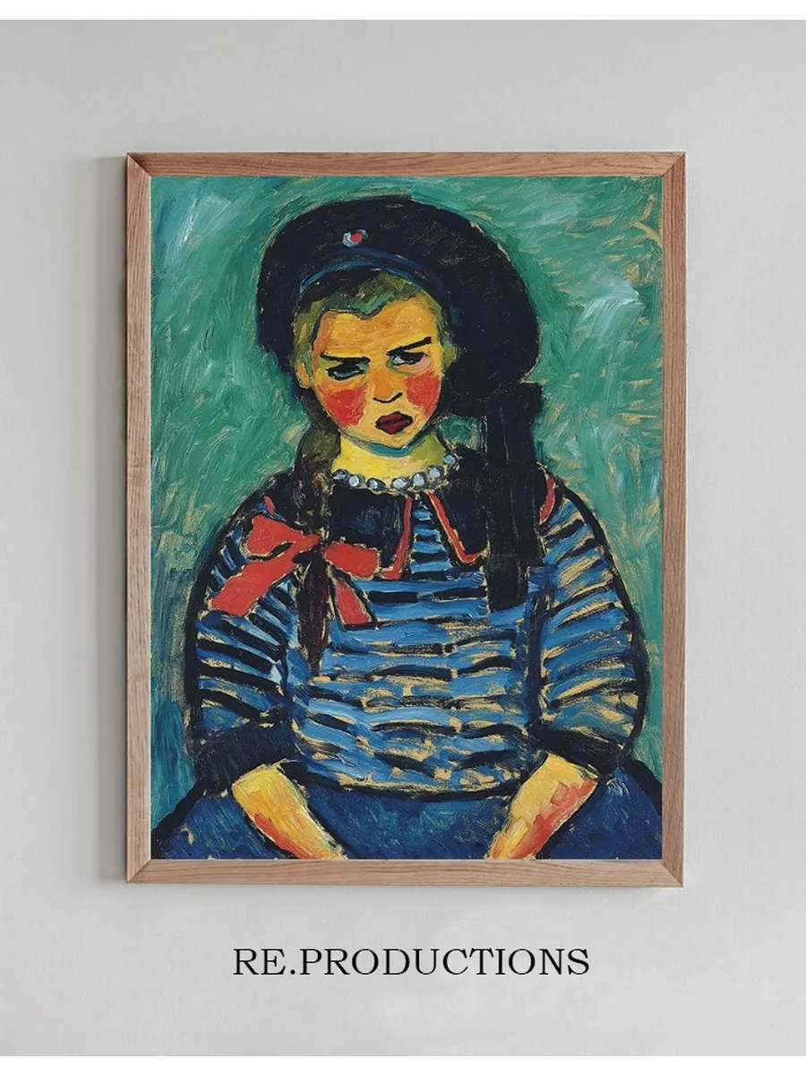 Girl With Red Ribbon