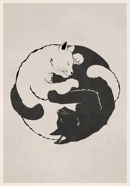 Girl and Cat