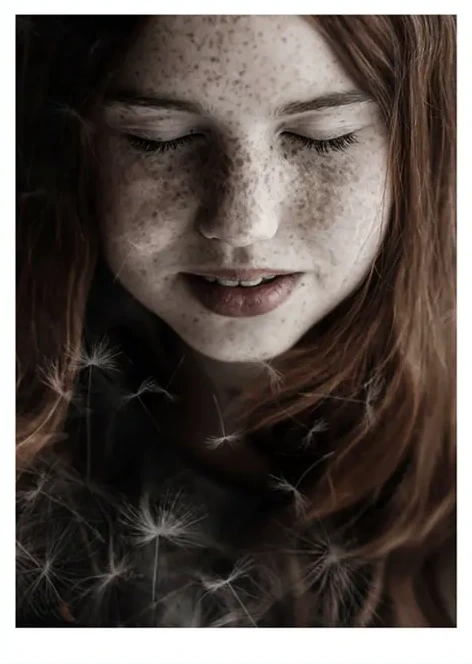 Girl and Dandelion