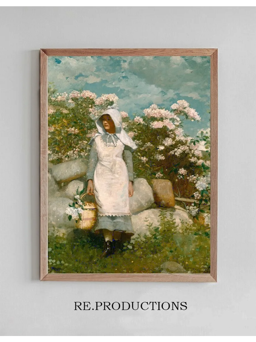 Girl and Laurel