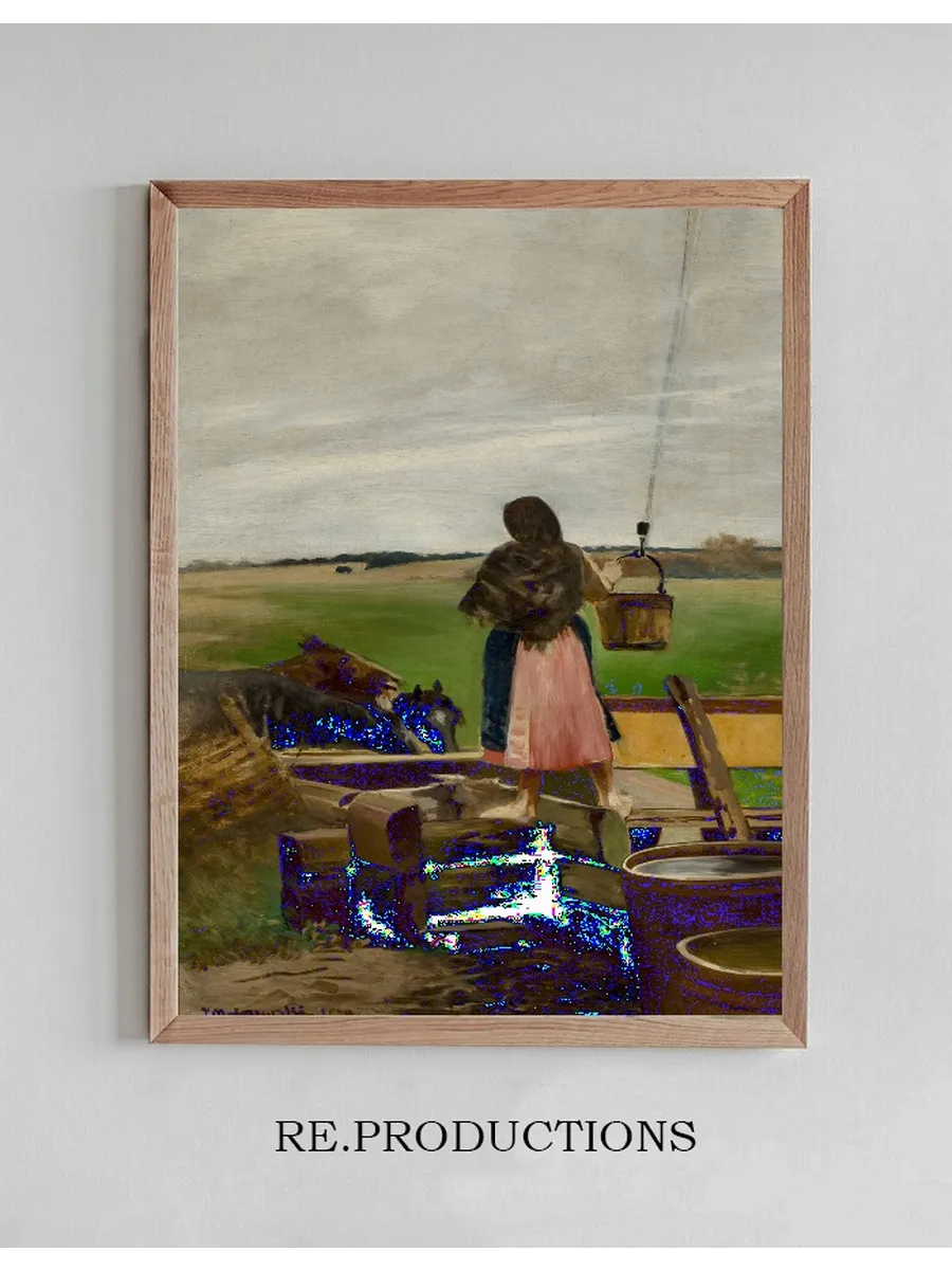 Girl at a Water Well