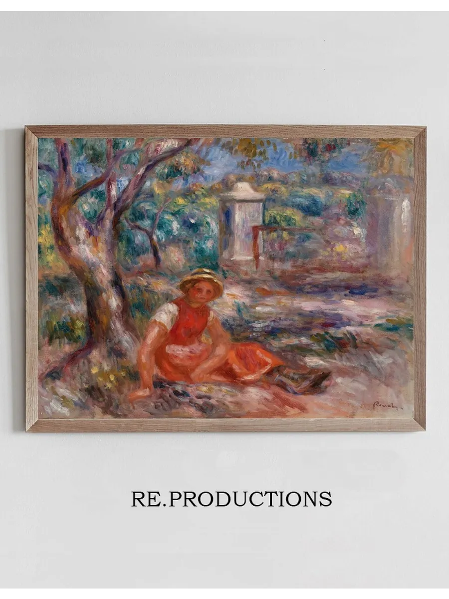 Girl at the Foot of a Tree (fillette Au Pied D Un Arbre)
