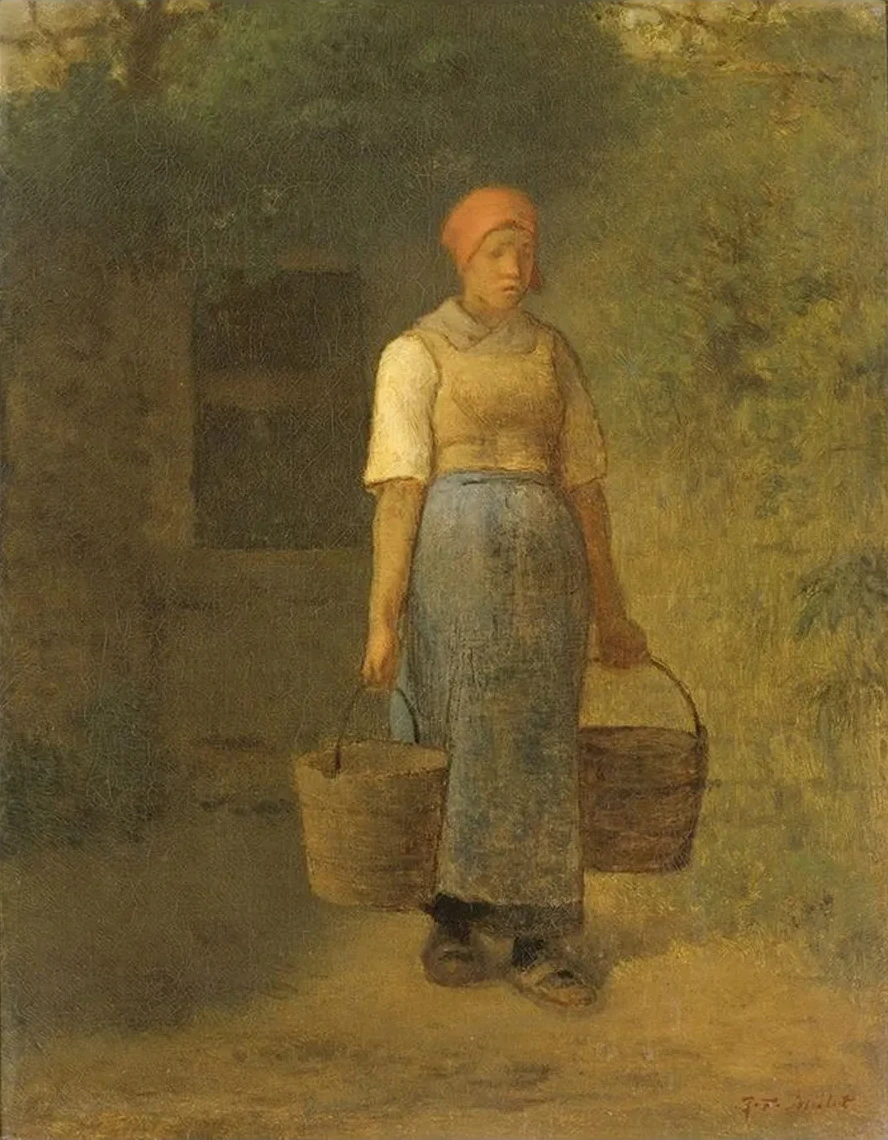 Girl Carrying Water