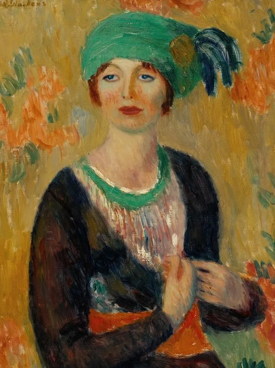 Girl in Green Turban