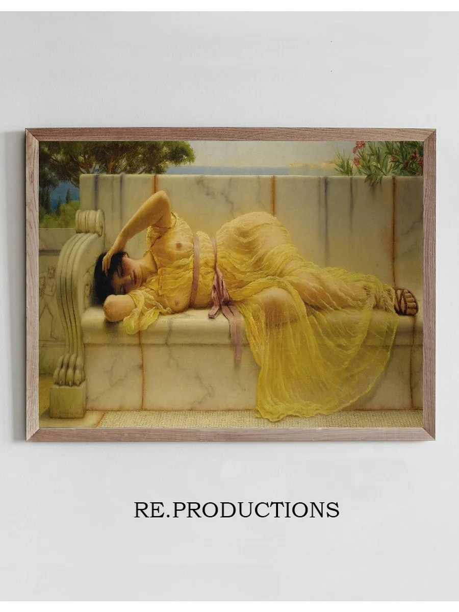 Girl in Yellow Drapery