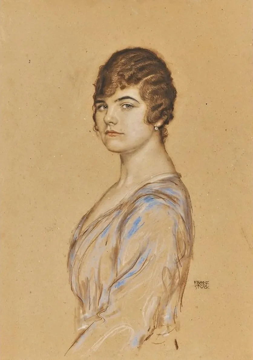 Girl in a Blue Dress