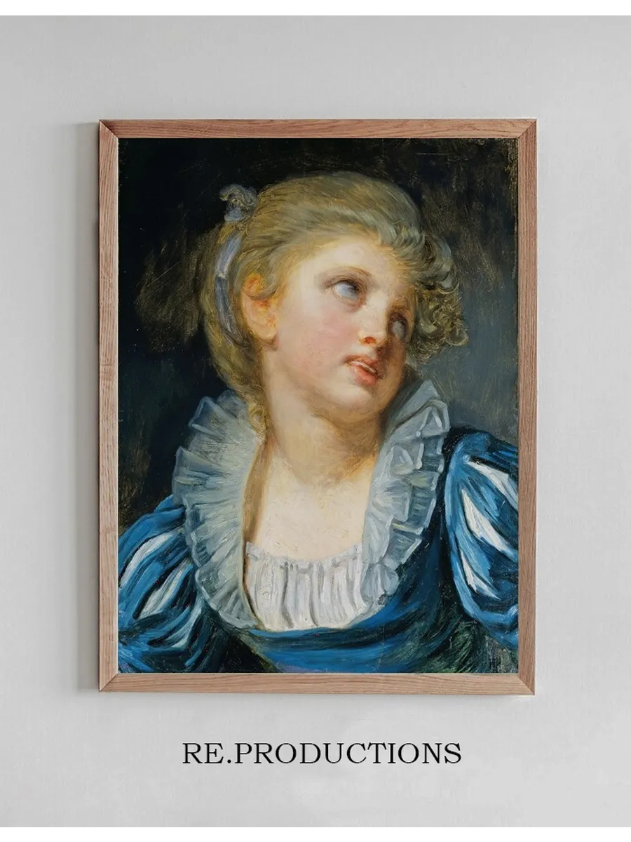 Girl in a Blue Dress
